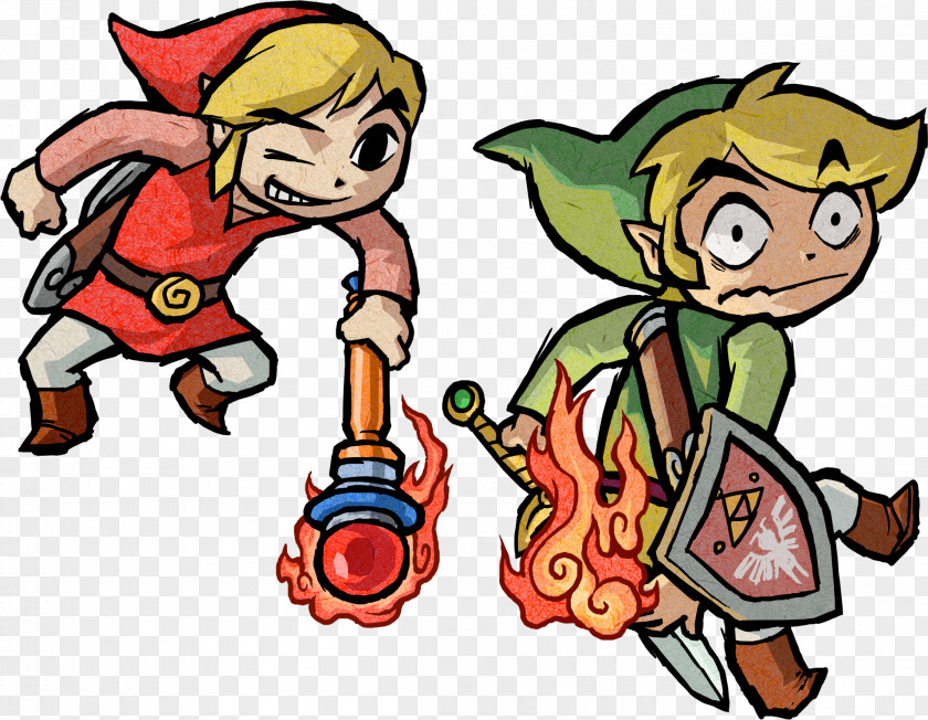 The Legend Of Zelda Zelda: Four Swords Adventures A Link To Past And Minish Cap PNG