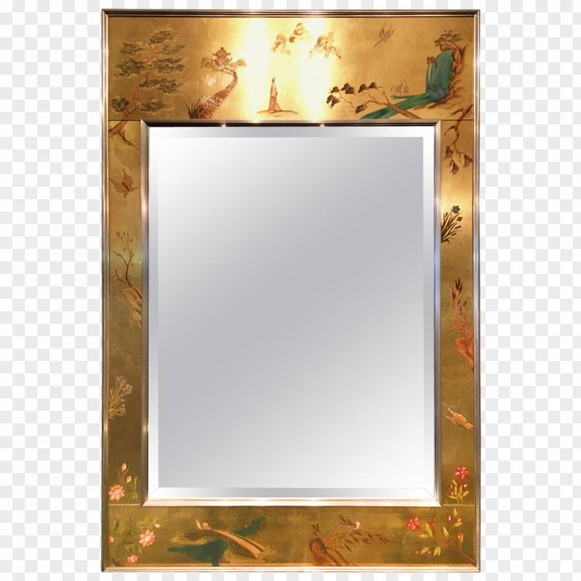 Chinoiserie Mirror Picture Frames Furniture PNG
