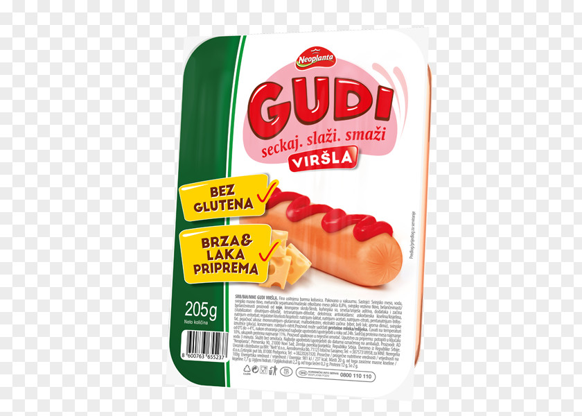 Gudi Frankfurter Würstchen Bockwurst Vienna Sausage Flavor PNG