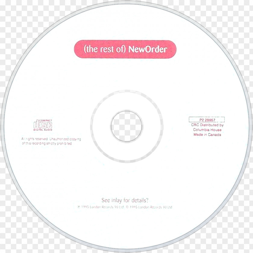 New Order Brand Compact Disc Font PNG