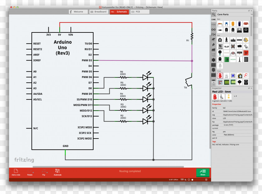 Blog Fritzing Arduino Breadboard Circuit Design Diagram PNG