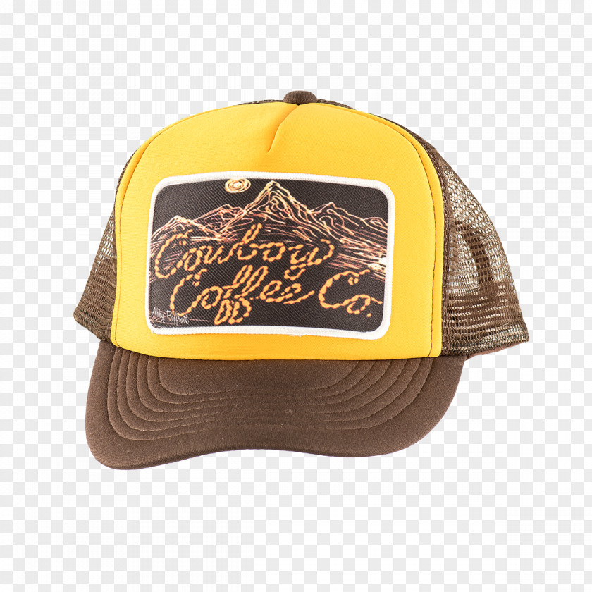 Cowboy Hat Trucker Baseball Cap Coffee PNG