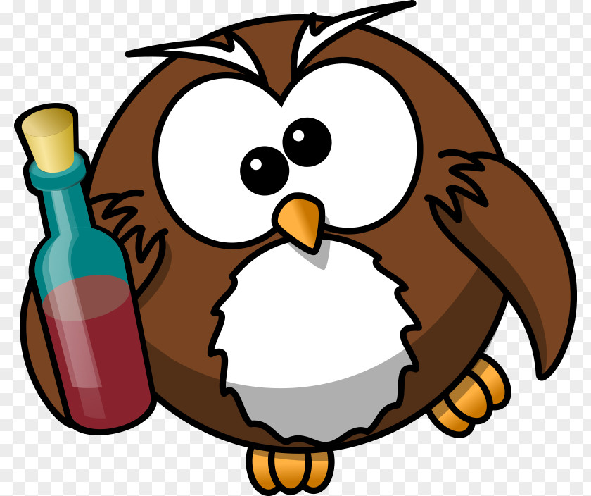 Free Barnyard Clipart Owl Bird Cartoon Clip Art PNG