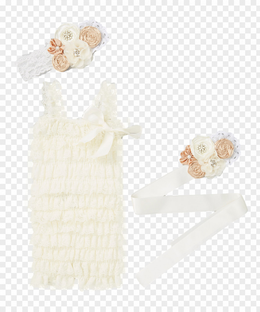 Gold Lace Clothing Romper Suit Ruffle Dress PNG
