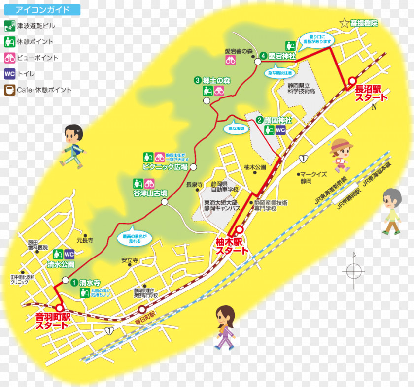 Line Point Water Resources Map PNG