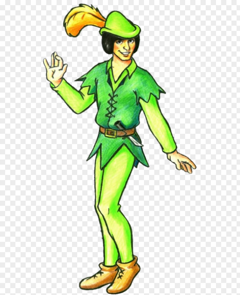 Peter Pan Hat Clip Art Illustration Cartoon Image Costume PNG