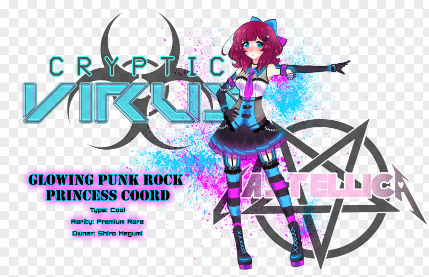 Princess Punk Logo Desktop Wallpaper PNG