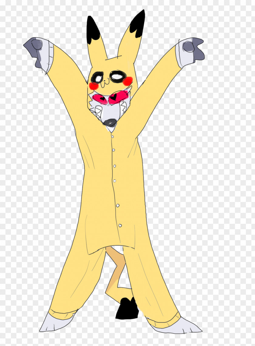 Yea Red Fox Mascot Character Clip Art PNG