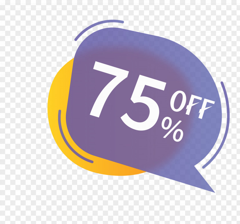75 Off Sale Tag PNG
