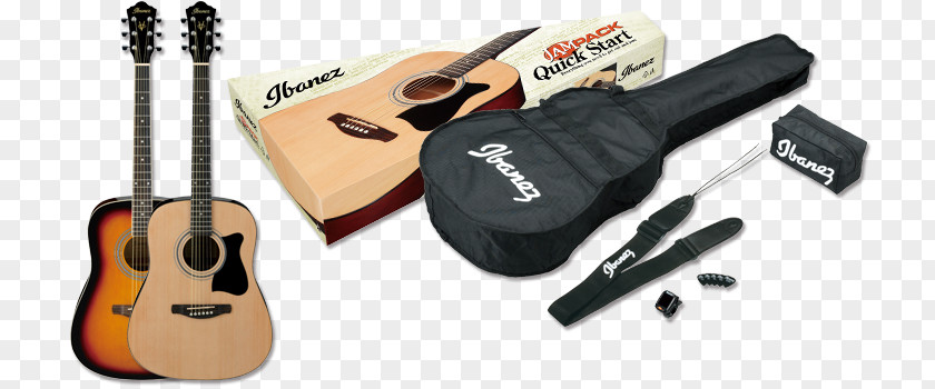 Acoustic Jam Ibanez Dreadnought Guitar Electronic Tuner PNG