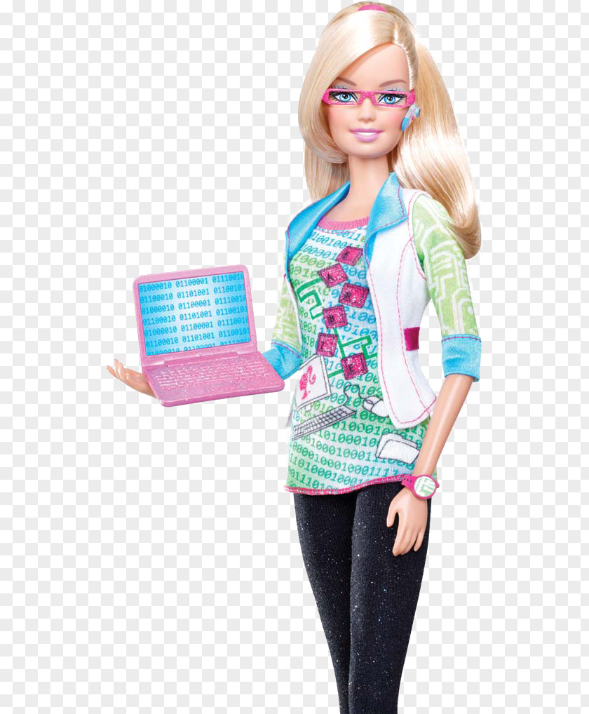 Barbie Computer Engineer Barbie's Careers PNG