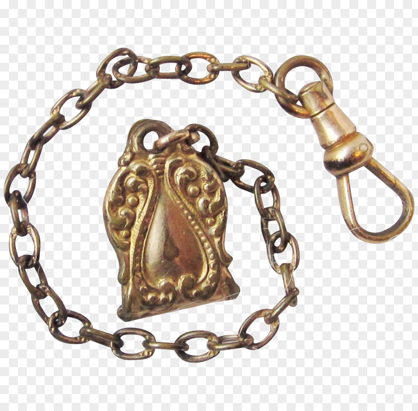 Chain Charm Bracelet Earring Silver PNG