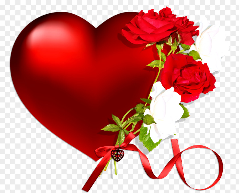 HEART FLOWER Rose Drawing Valentine's Day Clip Art PNG