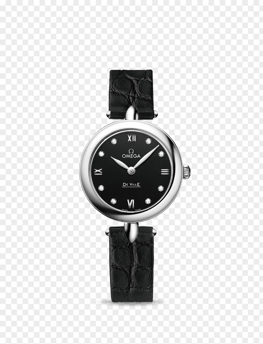 Black Omega Watches Female Form Watch SA Jewellery Strap Bezel PNG