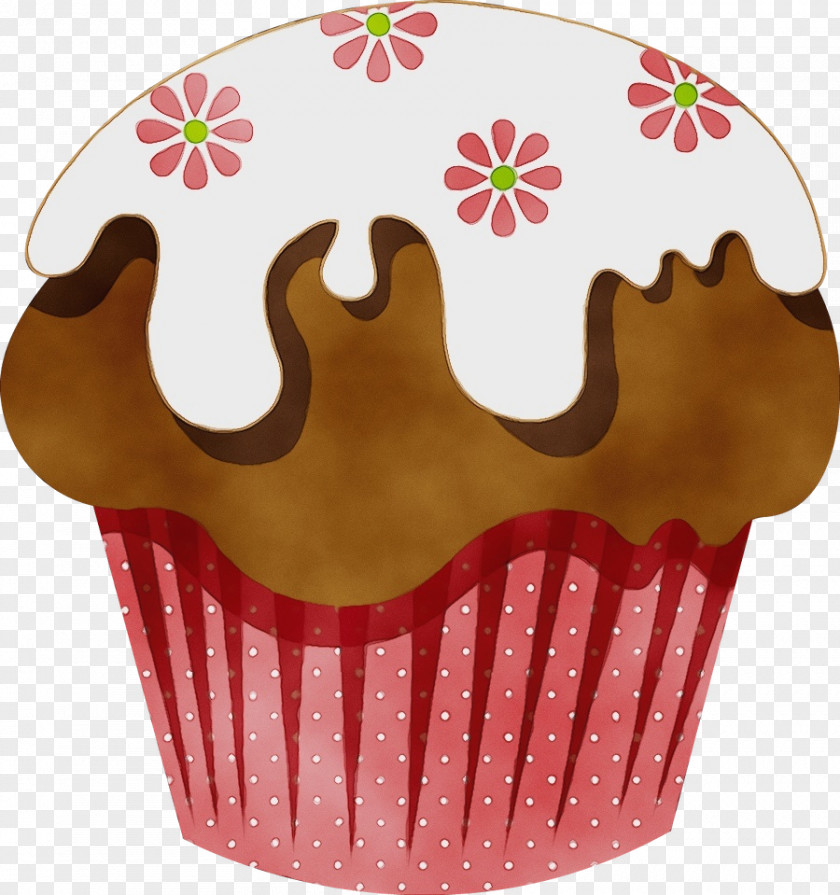 Dessert Brown Cupcake Baking Cup Cake Muffin Pink PNG