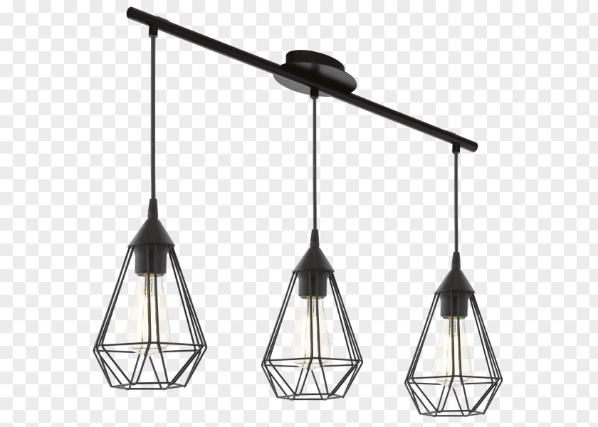 Light Pendant Canton Of Tarbes-3 EGLO Fixture PNG