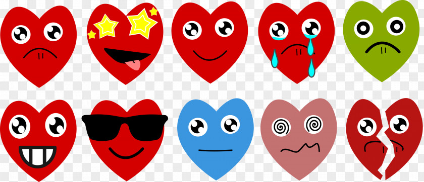 Sad Emoji Heart Emoticon Love Clip Art PNG