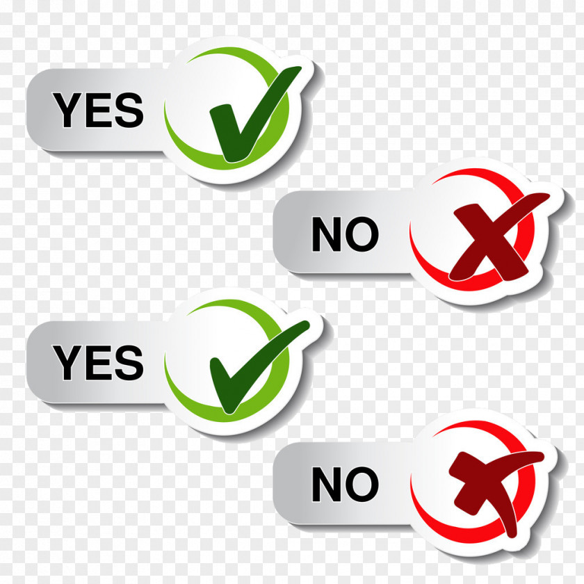 YES And NO Stock Photography Illustration Clip Art PNG
