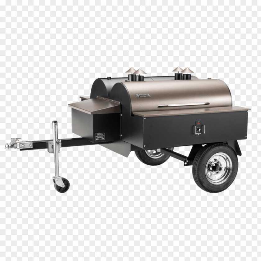 Barbecue Barbecue-Smoker Traeger Double Commercial Trailer Pellet Grill Large PNG