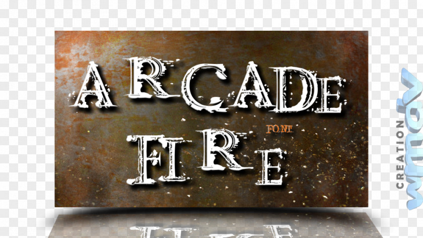 Flame Font Brand PNG