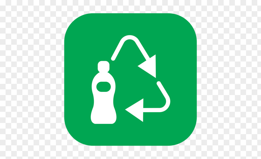 Bottle Plastic Recycling Symbol PNG