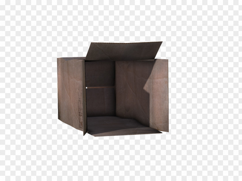 Box Cardboard 墓地を見おろす家 PNG