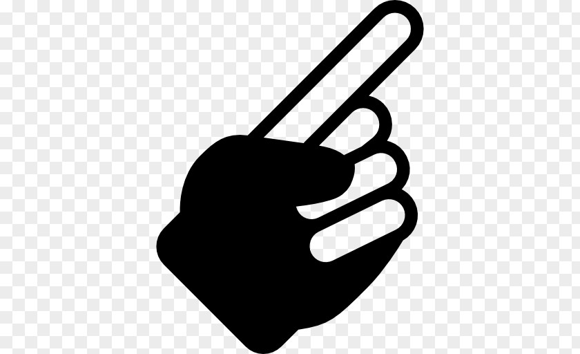 Hand Middle Finger Pointer PNG