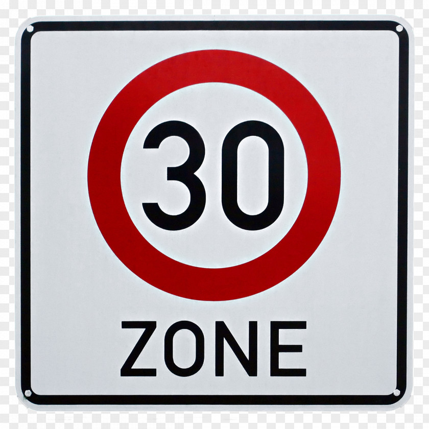 War Zone 30 Km/h Traffic Sign Speed Limit Stock Photography PNG