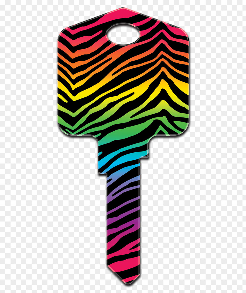 Zebra Rainbow Texture Key Blanks South Carolina Wholesale Craze Inc PNG
