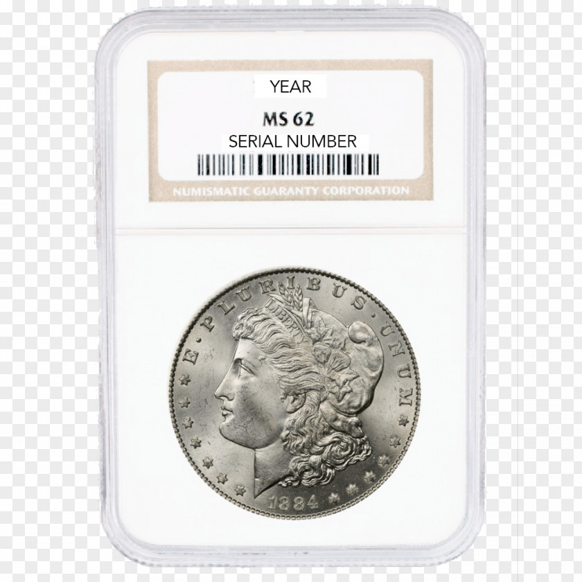 Coin Dollar Silver Morgan United States PNG
