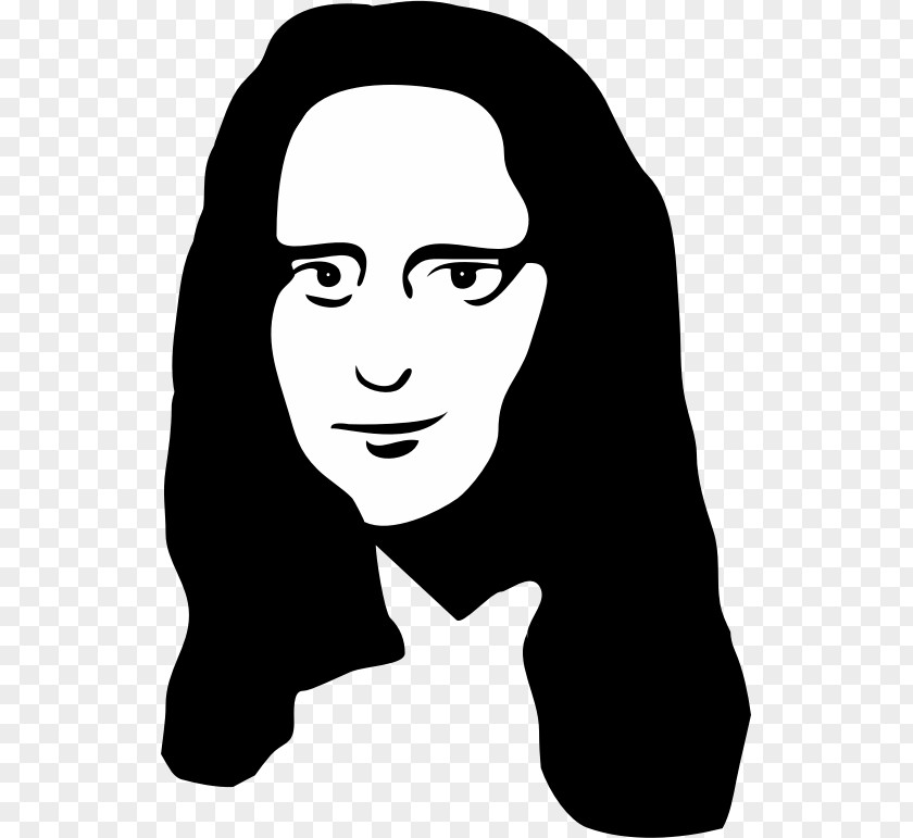 Woman Mona Lisa Portrait Clip Art PNG