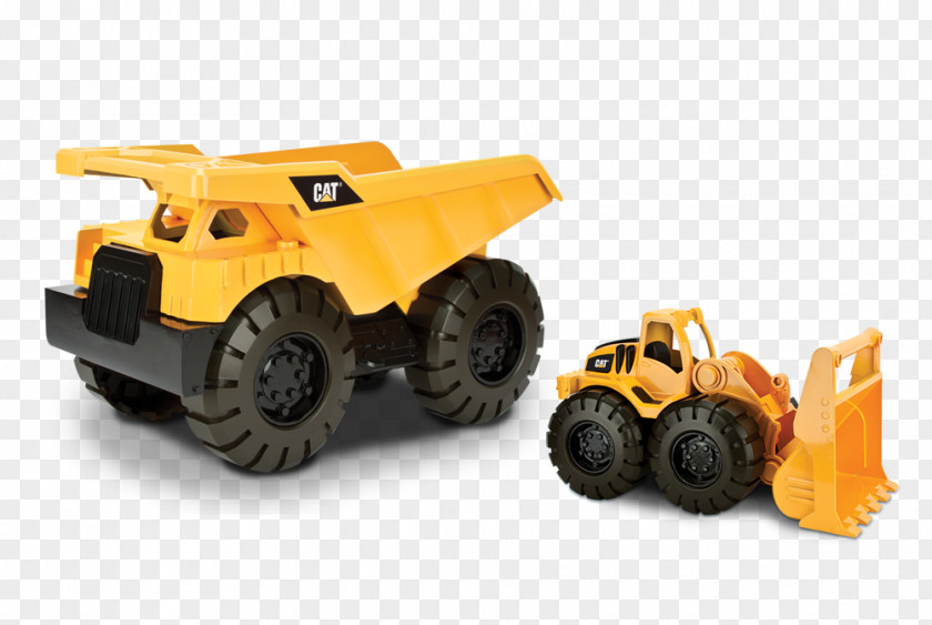 Bulldozer Model Car Dump Truck Heavy Machinery Toy PNG
