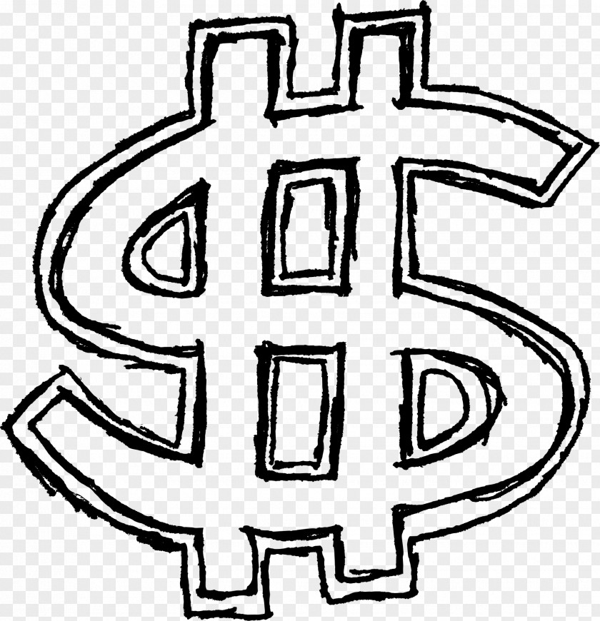 Drawing Dollar Sign Money PNG