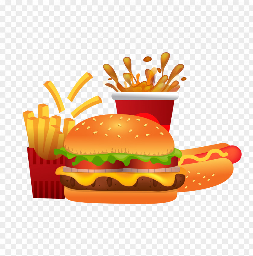 Fries Hamburger Hot Dog Cheeseburger French Bacon PNG