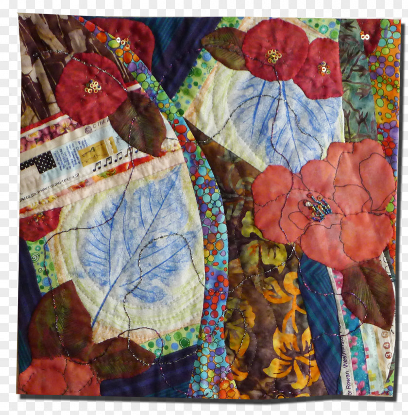 Indie Artists Quilting Patchwork Flower PNG