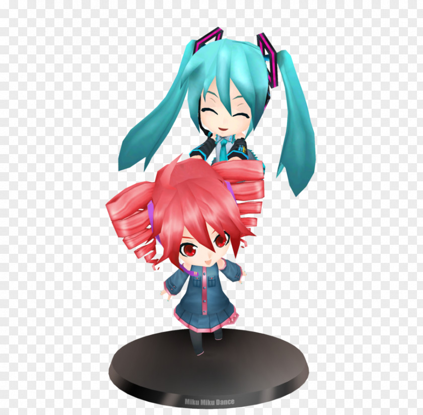 Miku Ievan Polkka Figurine Action & Toy Figures Animated Cartoon PNG