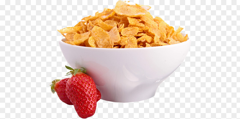 Milk Breakfast Cereal Corn Flakes Frosted PNG