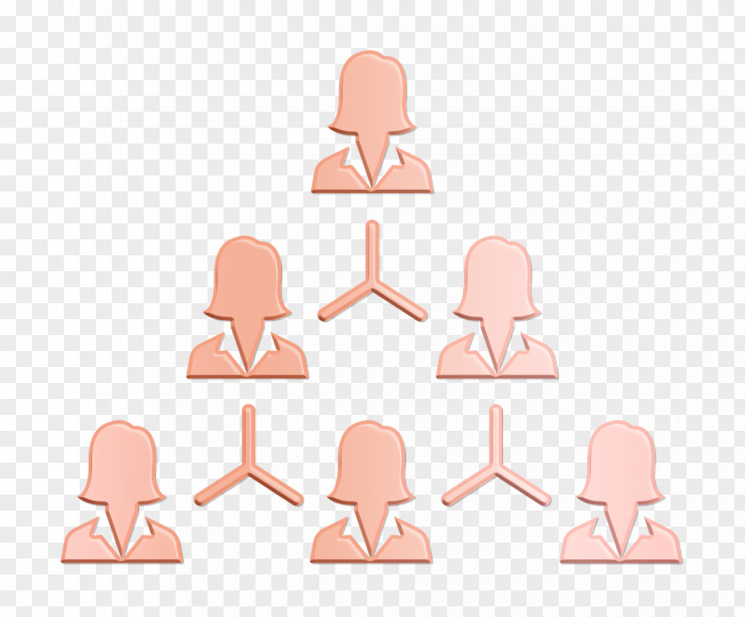 People Icon Hierarchical Structure Team PNG