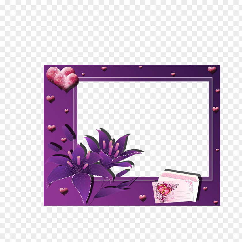 Purple Frame Los Caminantes PNG