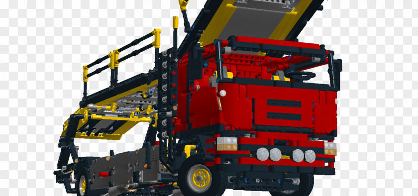 Car LEGO Cargo Truck Carrier Trailer PNG