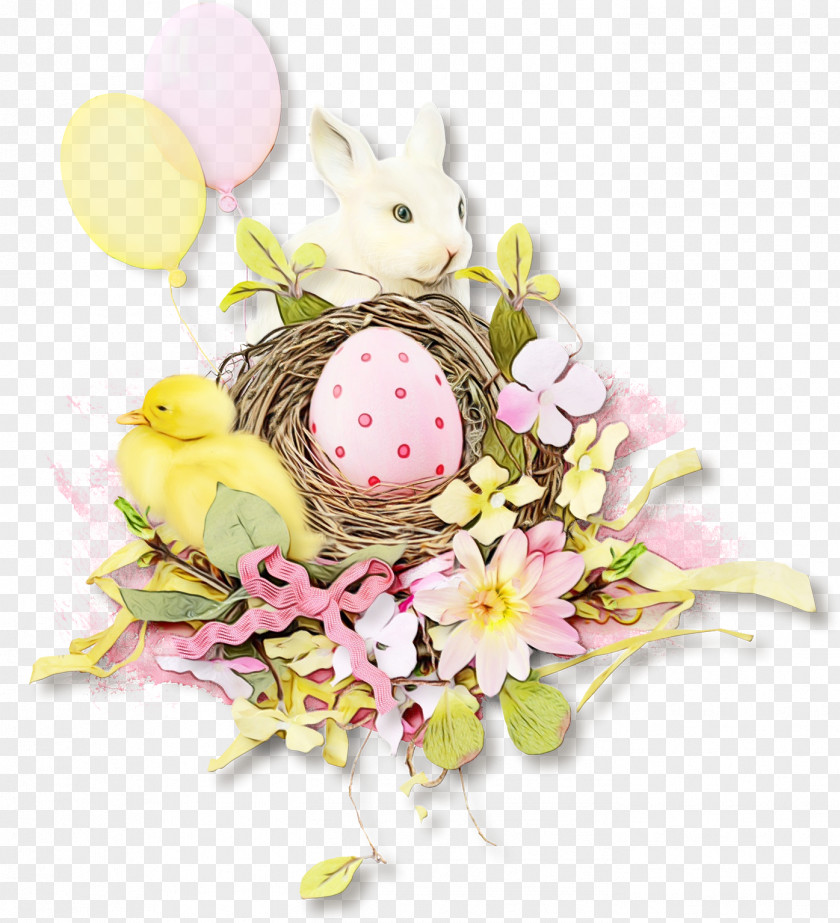 Flower Cut Flowers Easter Egg Cartoon PNG
