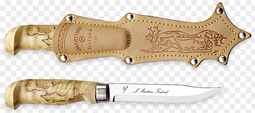 Lynx Hunting Knife Finland Ilves 139 Marttiini Blade PNG