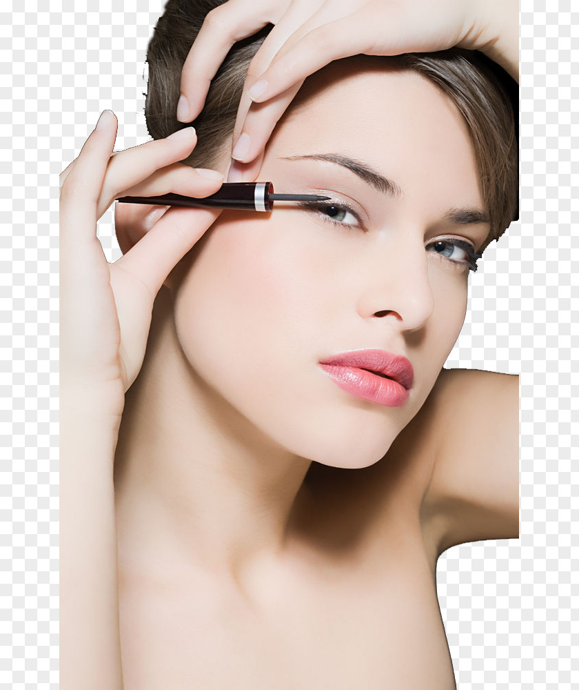 Makeup Model Eye Liner Cosmetics Shadow Make-up Artist Kohl PNG