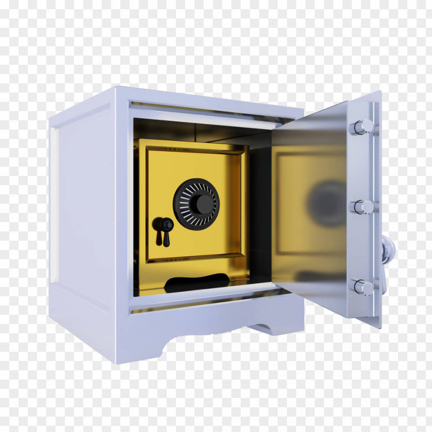 Open Safe Deposit Box Security Stock Photography PNG