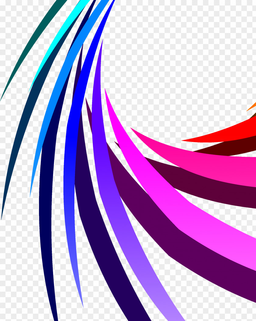 Colorful Stripes Graphic Design Adobe Illustrator PNG