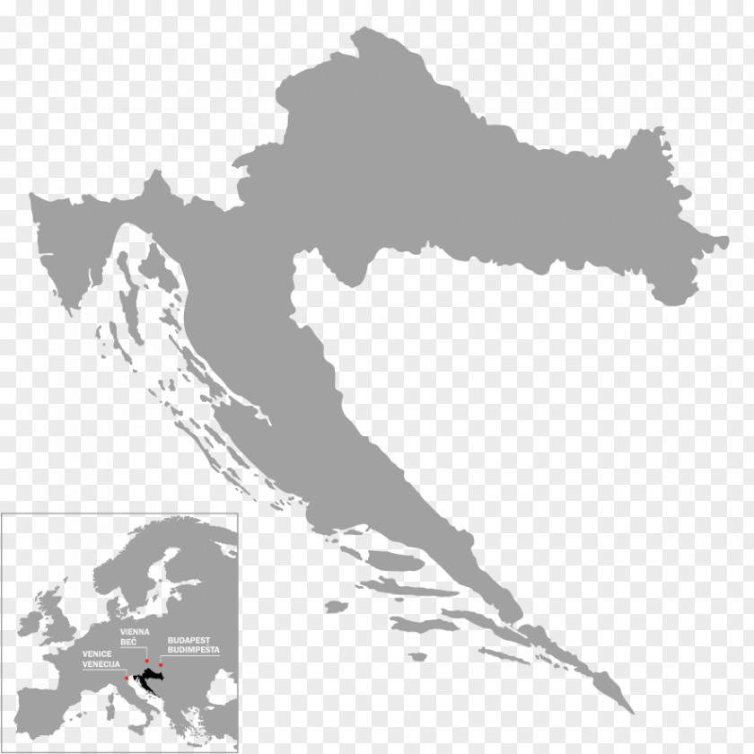 Europski Fondovi Croatia Royalty-free Vector Map PNG