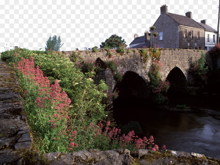 Ireland Town Landscape Sixteen County Meath River Boyne Counties Of Aspect Ratio Wallpaper PNG