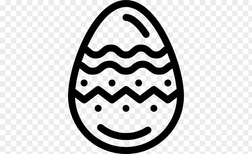 Irregular Lines Easter Bunny Egg PNG