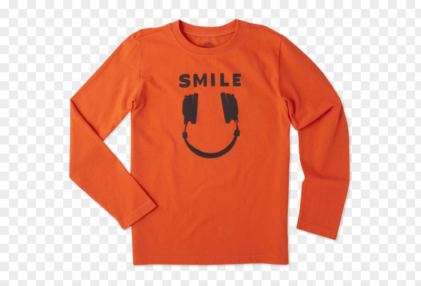 Kid Smile Long-sleeved T-shirt Life Is Good Company Clothing PNG