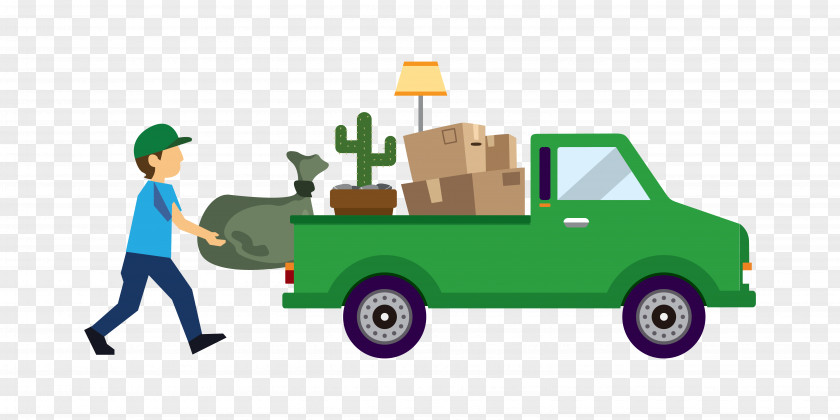 Pickup Truck Clip Art Mover Relocation PNG